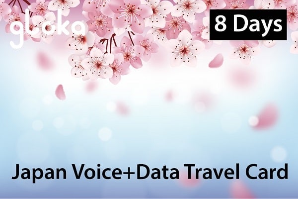 Japan Voice and data travel sim card Gloka