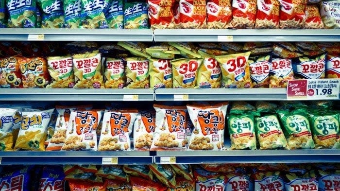 Snack bán tại emart