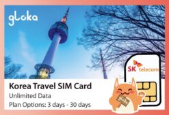 Korea travel sim card skt unlimited data