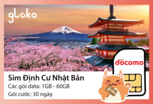 Sim định cư Nhật Docomo