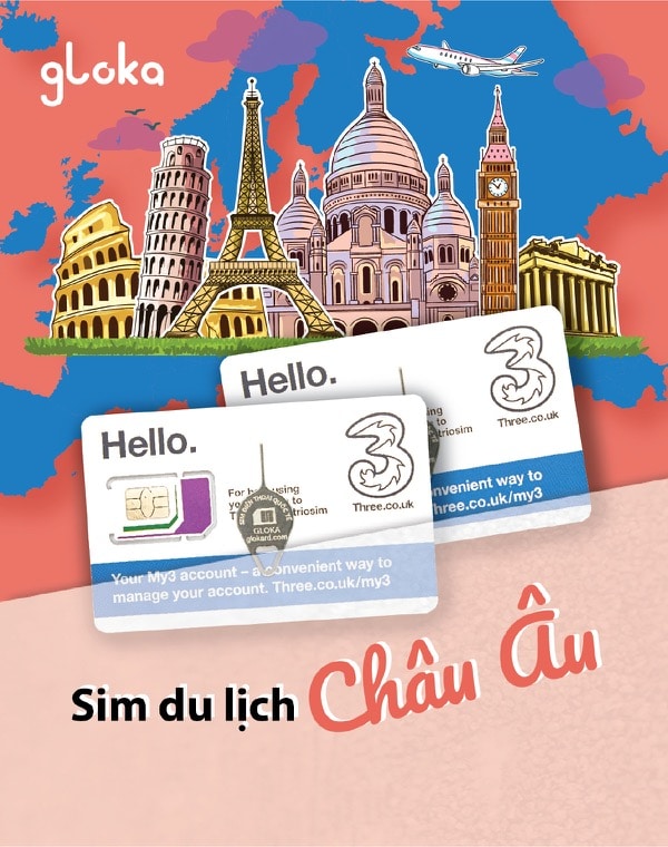 Sim du lịch châu Âu