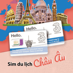 Sim du lịch châu Âu giá tốt